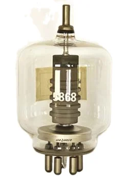 1.69kw High Frequency Oscillation Tube Tb4-1250 Power Triode Tube 5868 Electron Tube