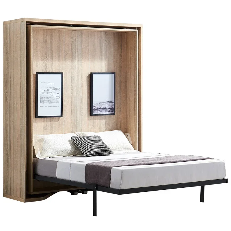Rotating bed accessories Hardware accessories Murphy bed Invisible folding bed Iron manual forward rollover Multifunctional spac