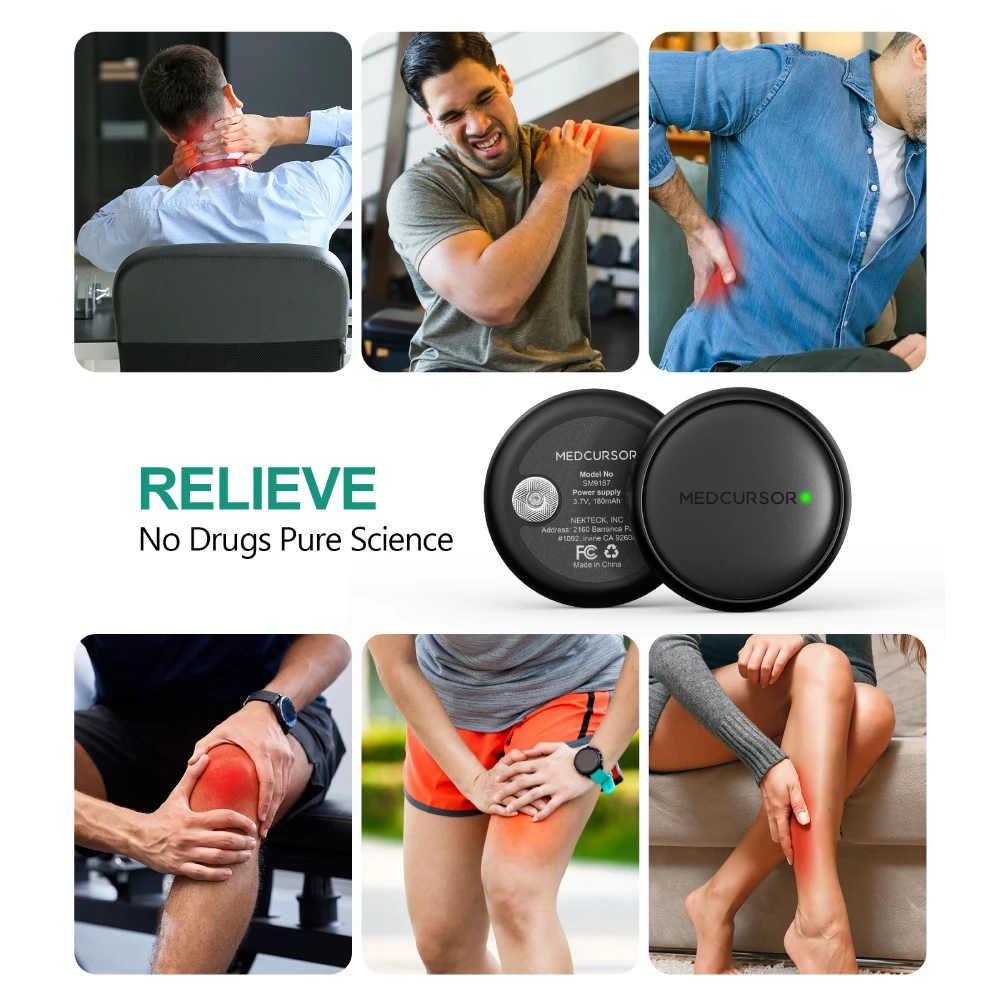 وحدة عشرات EMS لاسلكية 3 في 1، محفز عضلات ثنائي القناة 25 كثافة 8 مناطق للتحكم في التطبيق علاج لتخفيف آلام الظهر #2