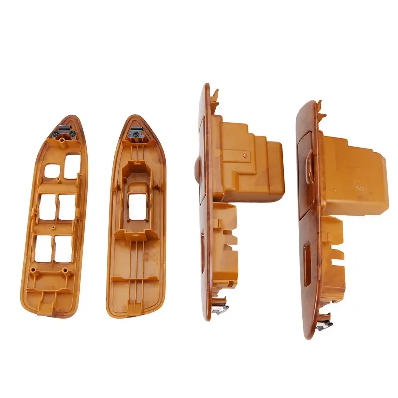 Simple 4Pcs/Set Car Window Glass Lift Switch Panel For Toyota Land Cruiser FJ100 1997-2007 Door Window Regulator Cover LHD