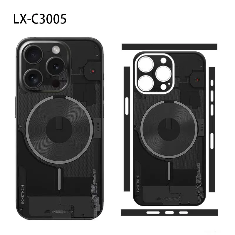 Wrap Sticker for IPhone16 15 14 13 12 Pro Max Nothing Phone Decal Skin Rear Protector Case Film Full Cover