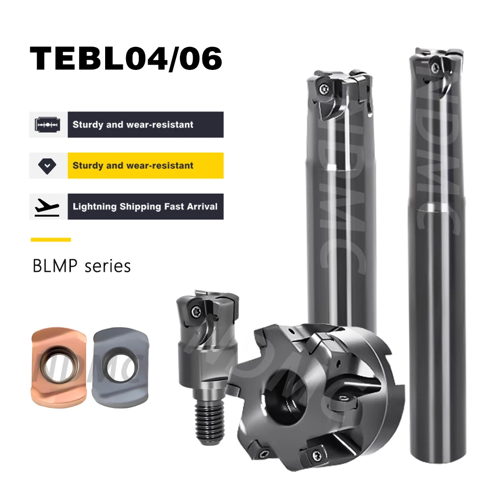TEBL/TEMBL Feed Double-sided Milling Cutter Locking Head BLMP0603 Rathe Hard Alloy Milling Cutter Insert Cutterheads Tool Holder