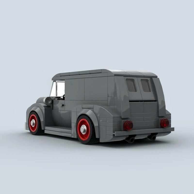 City Car Speed Racing Transportation Model DIY MOC Building Brick F100 Panel Truck Modular Technology Holiday Assemble Toys Suit