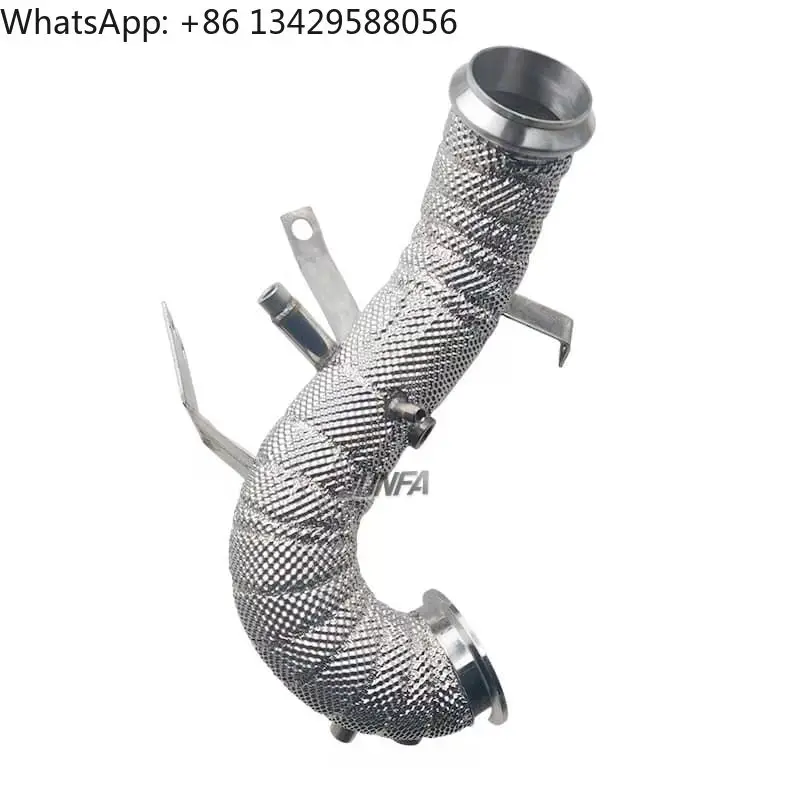 

Used for Audi A4, 5S, W177 Stainless Steel Downpipe with Catalyst - Boost Exhaust Performance