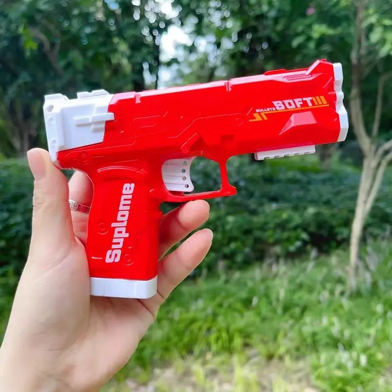 Pistola ad acqua Mini giocattolo da tiro manuale Estate Piscina all'aperto Spiaggia Giocattolo da combattimento d'acqua Strumento per festival di spruzzi d'acqua per bambini