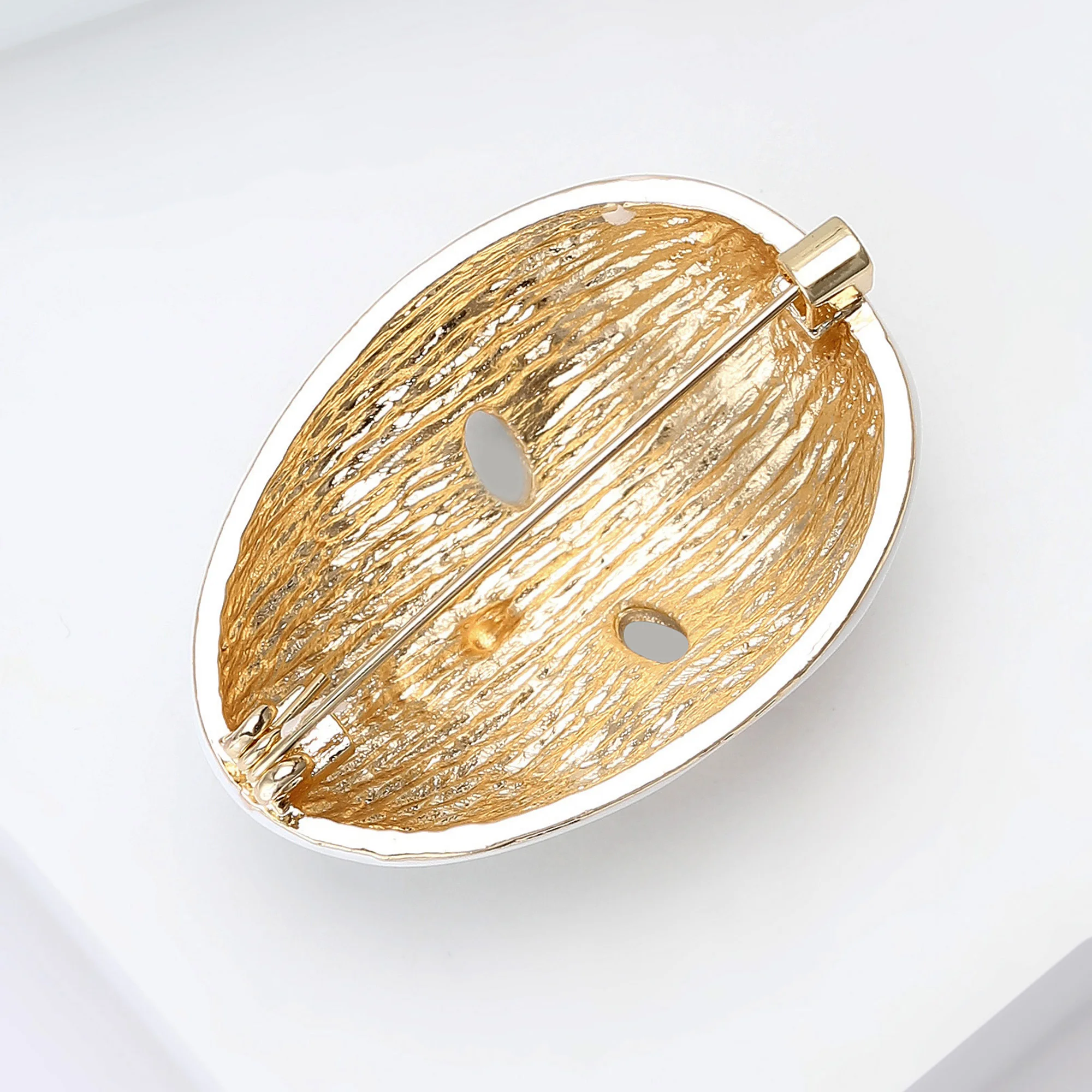 موضة المينا قناع دبابيس للنساء للجنسين حجر الراين دبابيس الوجه المفاتيح الحدث حفلة هدايا جديدة مجوهرات اكسسوارات الديكور #4