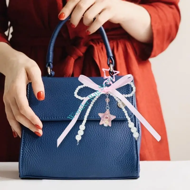 H3CB Bag Creative Bag Charm Seal -keykain Charm Handbag Pendant الحلي أقواس Bows Keyrings Star Star Hearmers