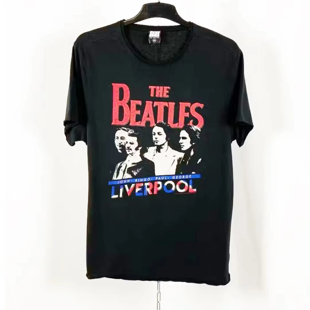 2026 Summer New Beatles Cavern '63 Retro Beatles Lennon Short-sleeved Men Women T-shirt Hip Hop Streetwear Tshirt Ins Y2k