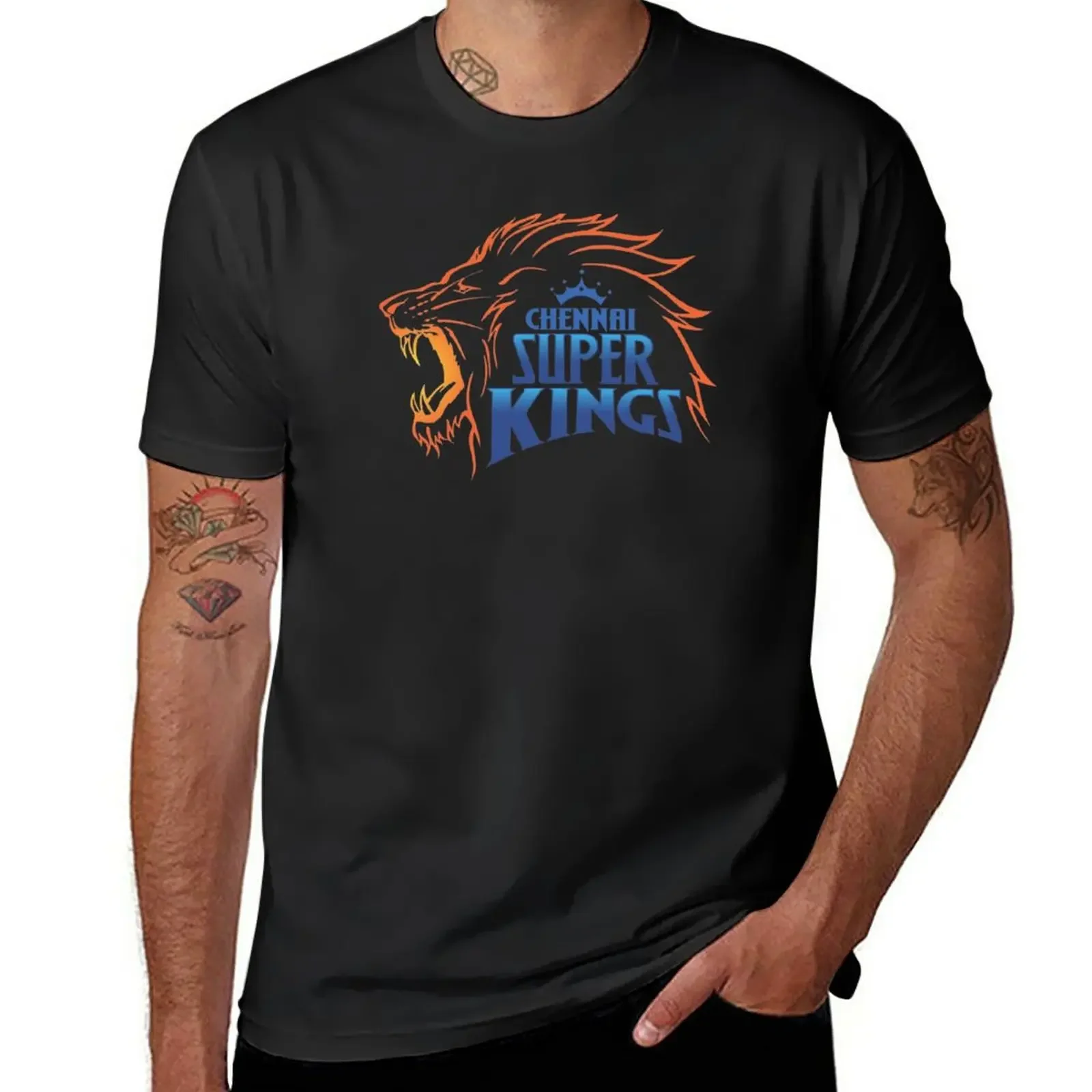

New Chennai Super Kings T-Shirt aesthetic clothes hippie clothes sports fan t-shirts Men's t shirts