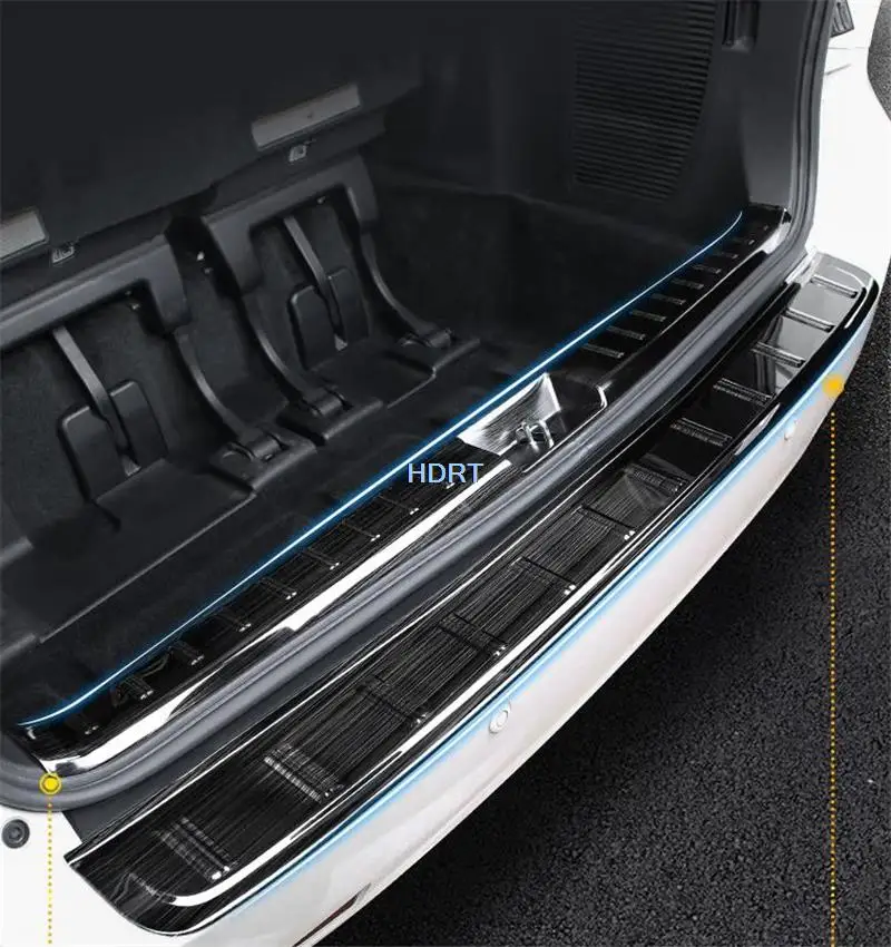 

For Toyota Sienna 2011-2020 Car Styling rear guard special trunk car door sill modified stainless steel scratch protection strip