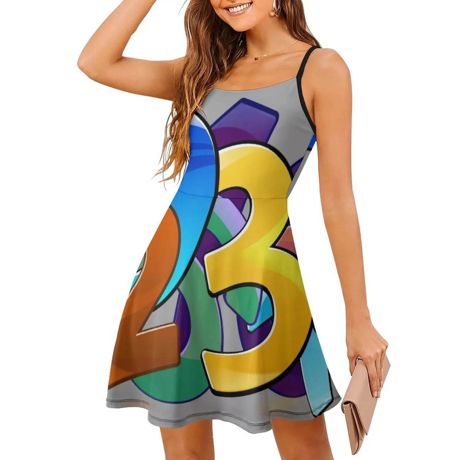 أرقام فستان عطلة مثير للنساء حفلة الشاطئ عيد ميلاد فستان قصير أرقام العد التنازلي عدد 1 جميع أرقام الملابس النسائية