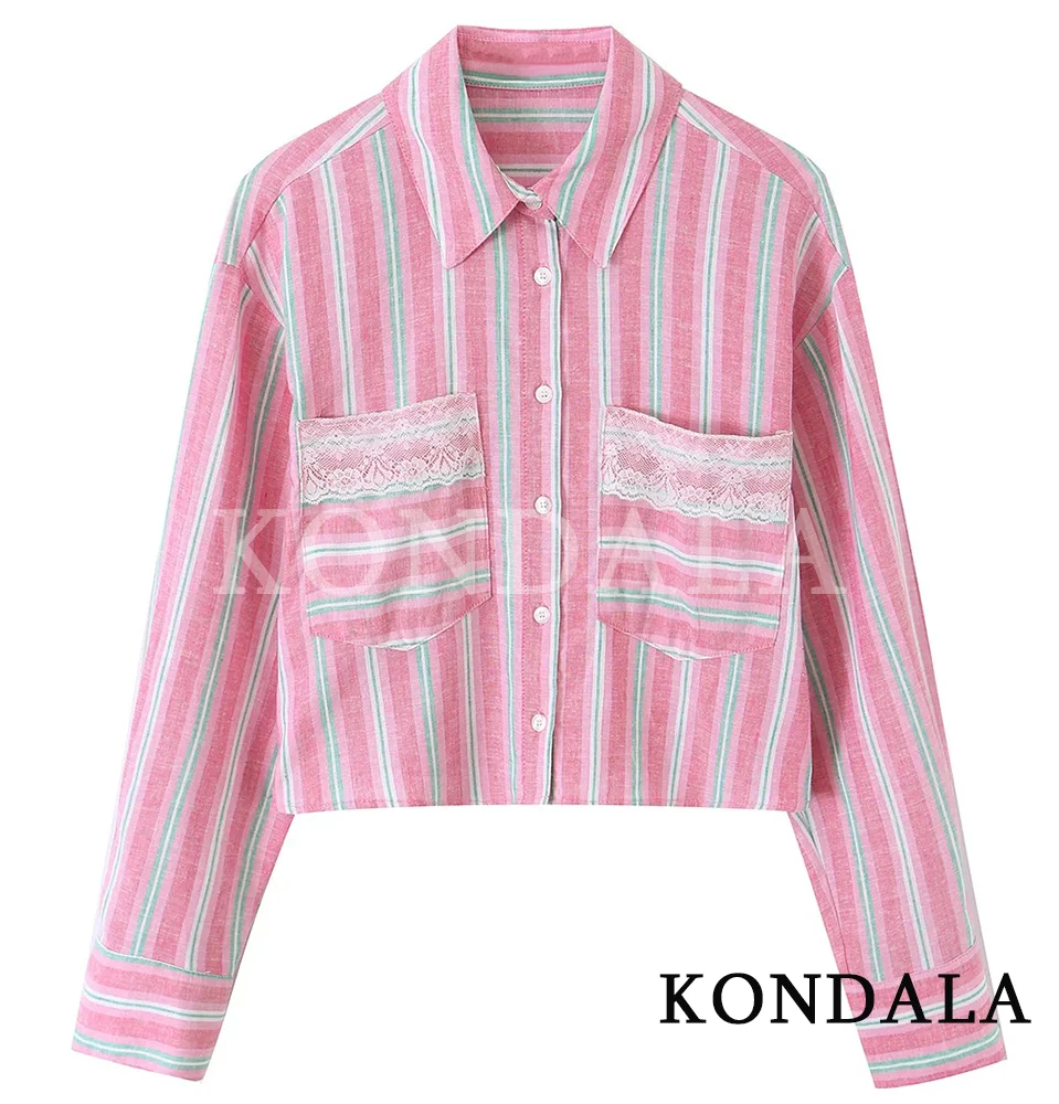 KONDALA 여성 휴일 캐주얼 트렌디 스트라이프 레이 - Women'S Fashion Trends 2026 Spring Summer 리뷰 및 가격