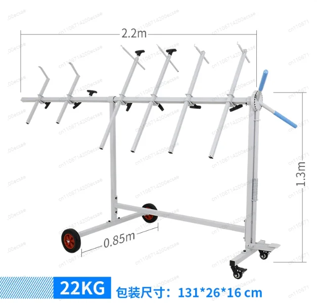 Multifunctional Rotating Paint Stand, Sheet Metal Painting Special Bracket for Car Bumper Door & Mobile Tool Hanging Shelf