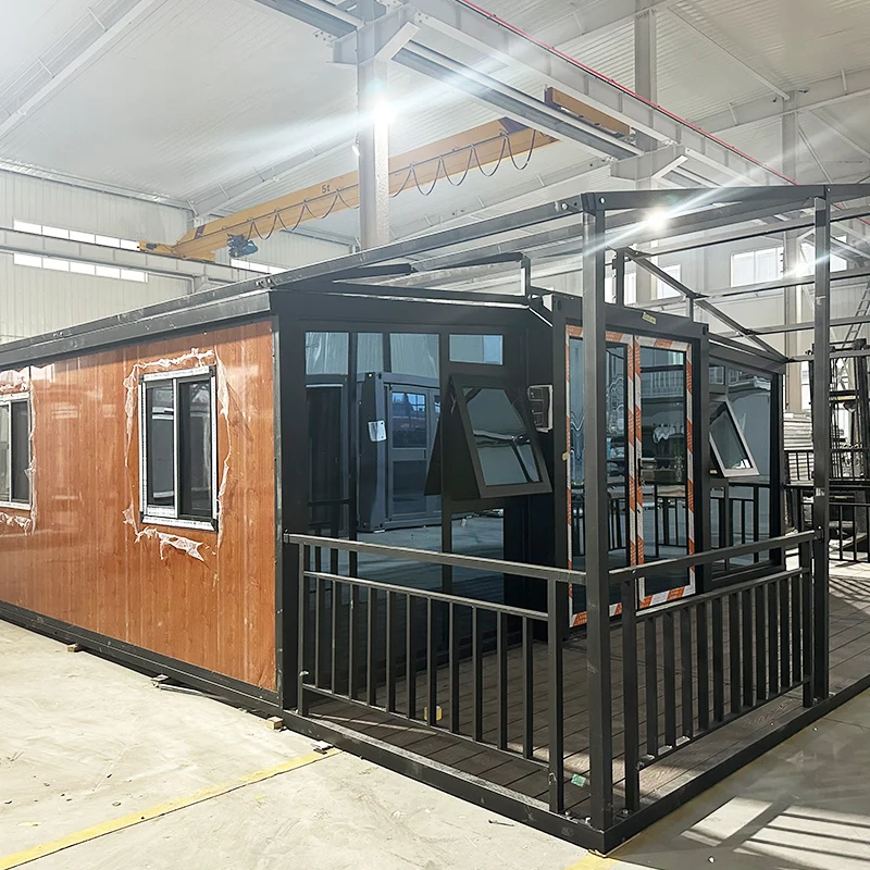 Maison Conteneur Luxe en Promotion – Maison Préfabriquée Compacte à Double Aile pour Vacances en Aus