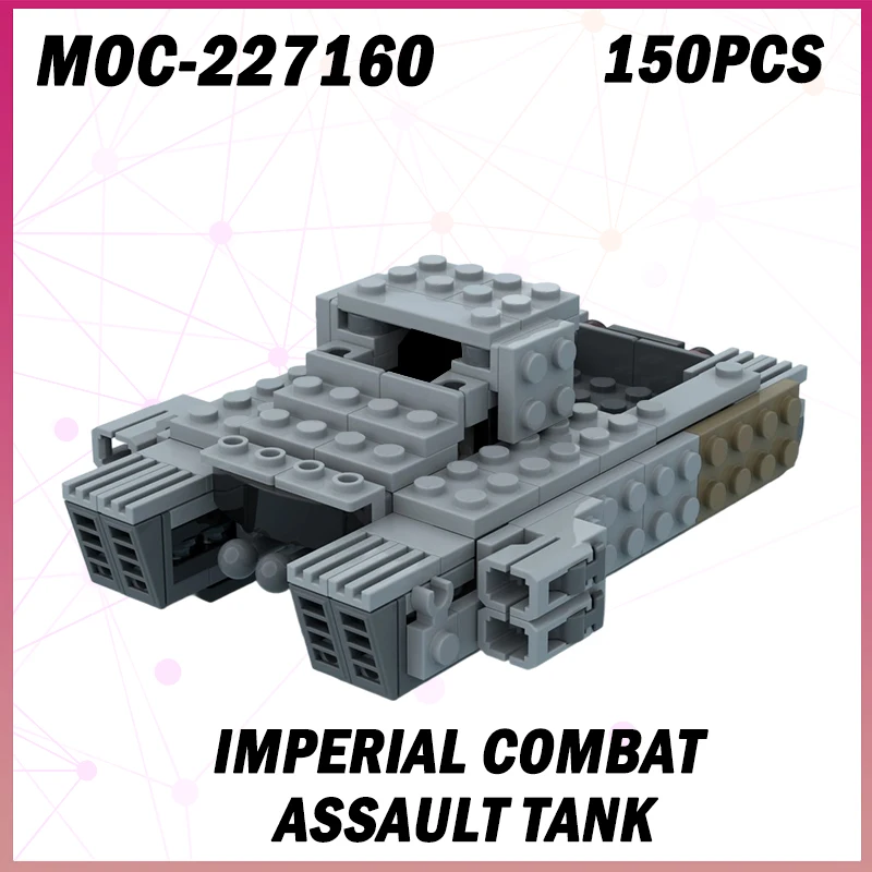 

150PCS MOC-227160 Imperial Combat Assault Tank Building Block Model Brick Military Weapons Set Creative Gifts