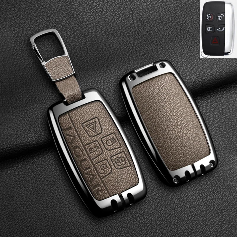Autoschlüsselhülle für Jaguar XF XJ XE S-Type F-Type X-Type F-Pace I-Pace E-Pace Android XFR XKR Schlüsselanhänger aus Zinklegierung – Detail 13