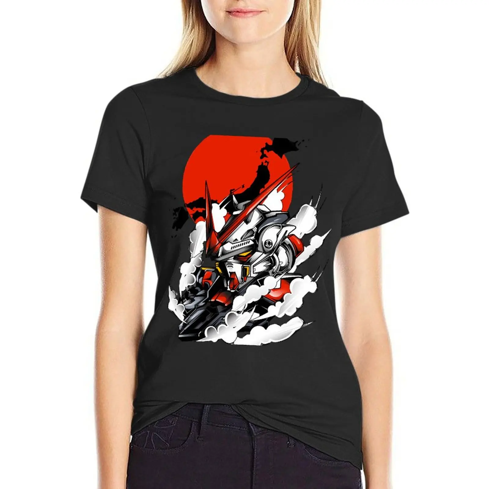 ASTRAY RED FRAME BUST F-12 T-Shirt animal prinfor blanks t-shirt dress for Women plus size