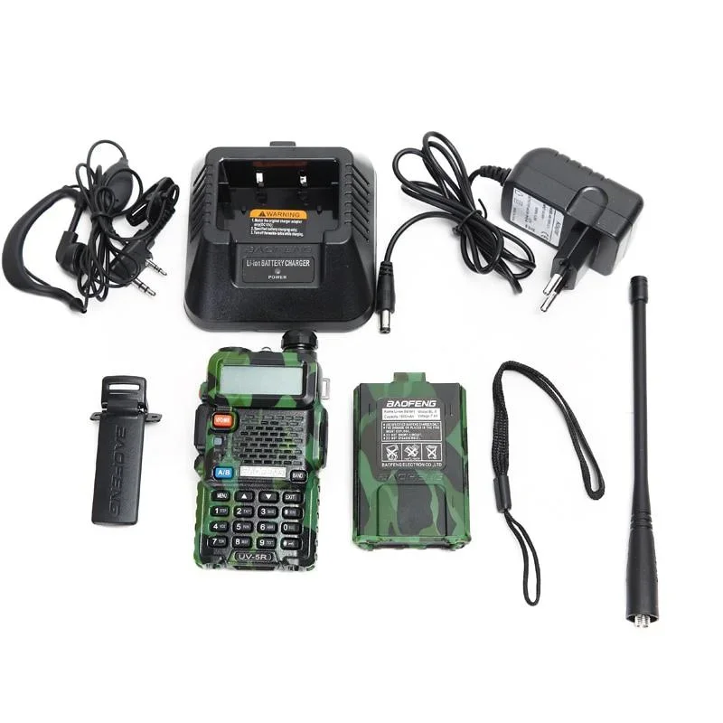 Baofeng BF-UV5R Portable Walkie-talkie Pofung UV-5R 5W VHF/UHF Radio Dual-band Two-way Radio UV 5r