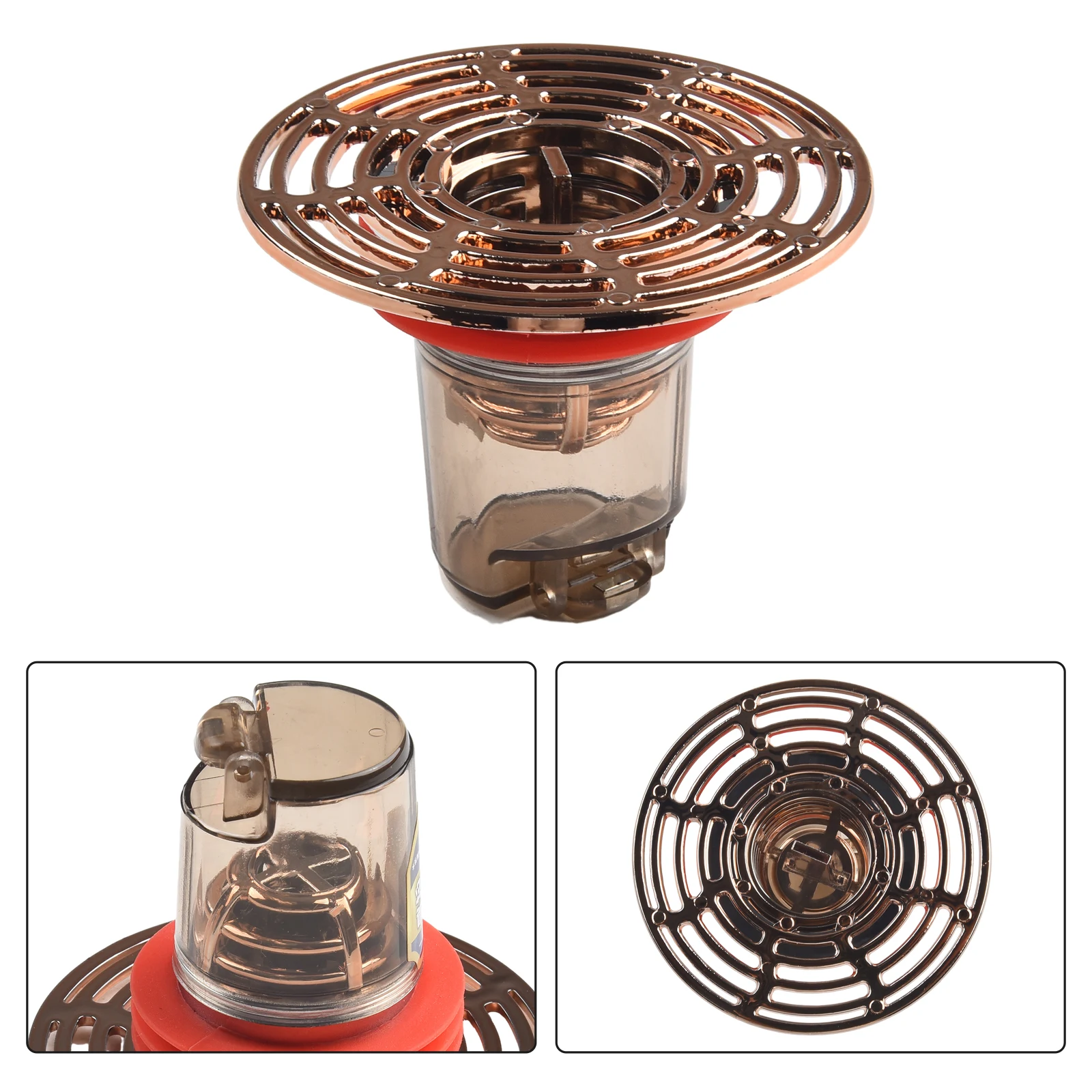 Drenaje de suelo de PVC de 1 piezas, 73x45x30mm para cocina, baño, lavabo, sótano, garaje, lavandería, inodoro, accesorios de mejora del hogar