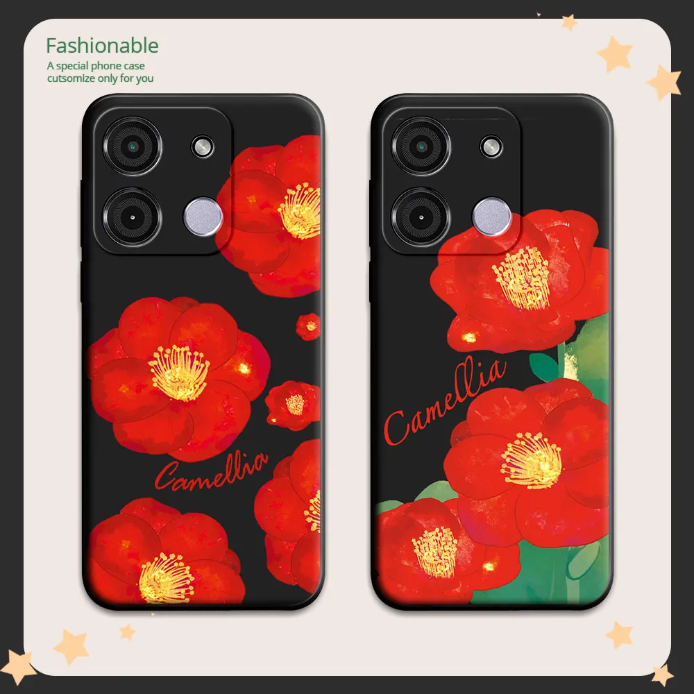 For Itel A70 A60 A60S A58 A56 Pro Case Soft Silicone Phone Case For Itel A60 Sunflower Butterfly Cartoon Cover ItelA58 Pro Funda