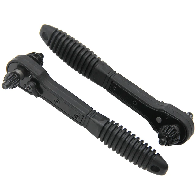 Dwa w jednym klucz do uchwytu wiertarskiego z grzechotką czarny klucz z grzechotką podwójnego zastosowania narzędzie 12,8 mm/17,2 mm