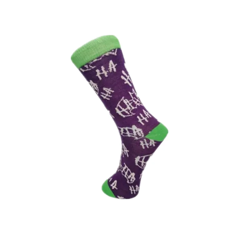 Adult Halloween Funny Socks The Joker Napier Eric Border Cosplay Cotton Tube Socks Student Stockings Party Prop Gift Outdoor