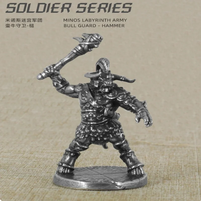 

Handmade Metal Minoan Tauren Retro Classic Design Model Statue Board Game Piece Home Office Decor Collection Gift