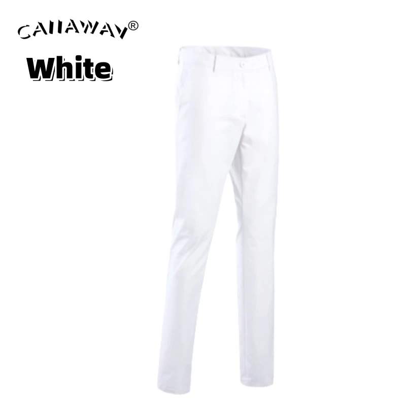 CAIIAWAV Golf Men's Summer Sports Pants Breathable Quick Dry Elastic Trouser Slim Fit Trousers Golf Tennis Sports Trousers