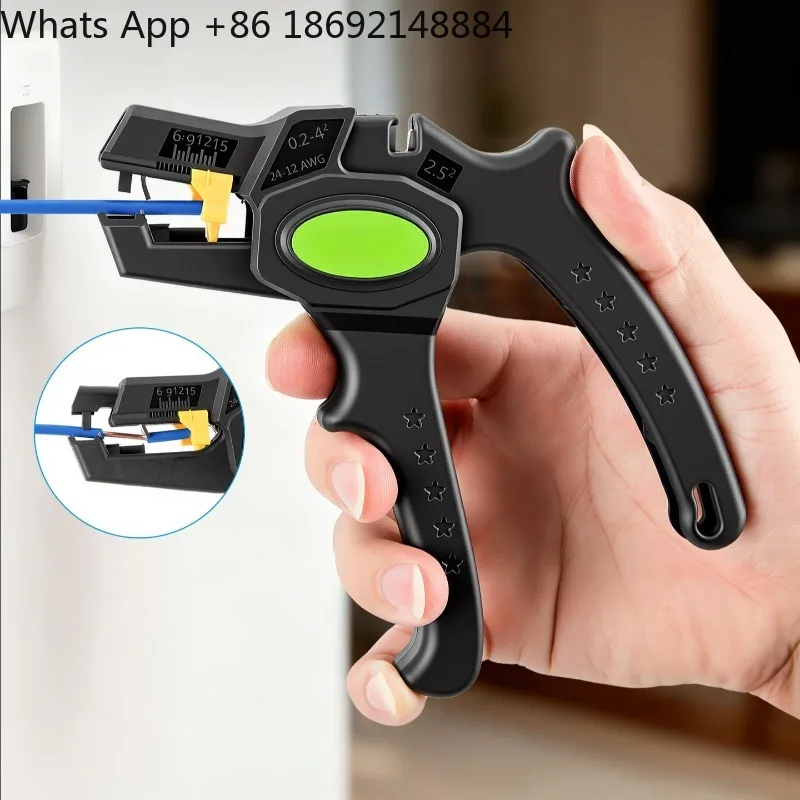 

Multifunctional electrical wire stripping pliers for household and industrial automatic wire cutting
