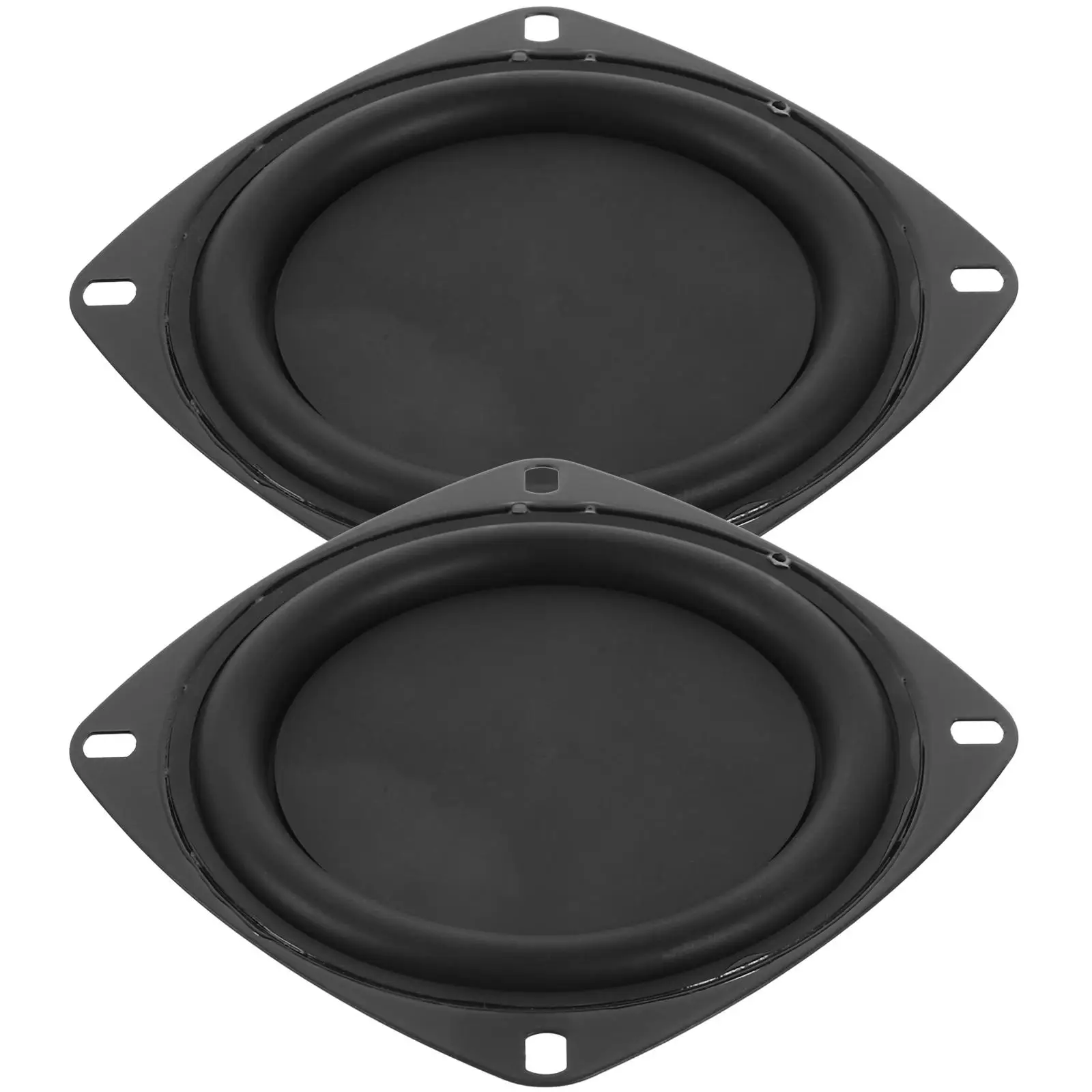 

2PCS 4 Inch Bass Radiator Loudspeaker Diaphragm Plate Car Membrane Woofer Speaker Repair Plastic Frame