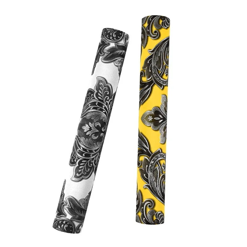 3D ヨーロッパのダマスカスの壁紙ゴールデン寝室リビングルームエンジニアリングホテルの背景 KTV 壁紙