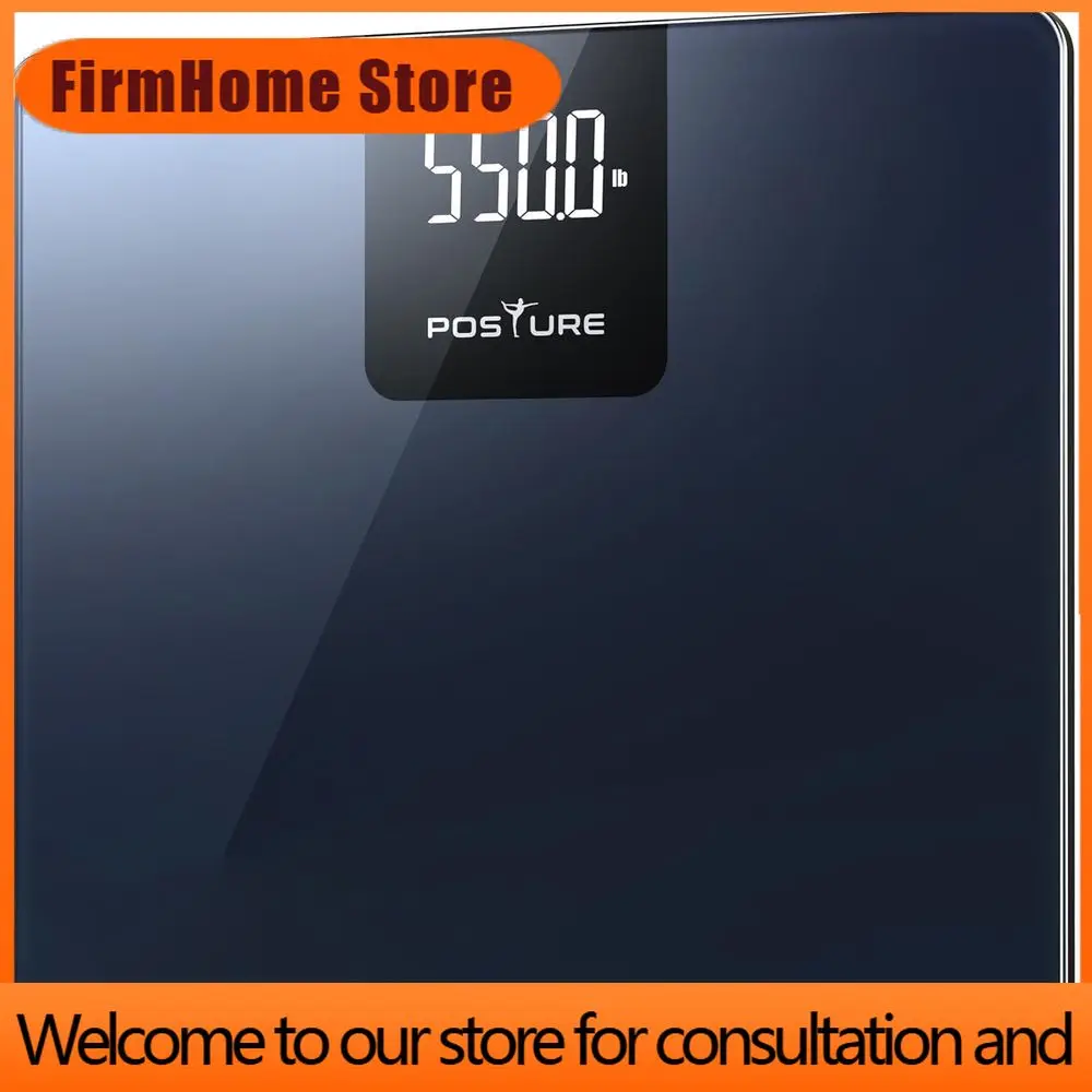 FirmHome StoreHigh Precision Digital Bathroom Scale With Large LED Display And Durable Tempered Glass Platform