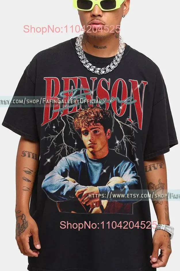 RETRO BENSON BOONE T Shirt Vintage Homage Fan 90s Sweater L long or short sleeves