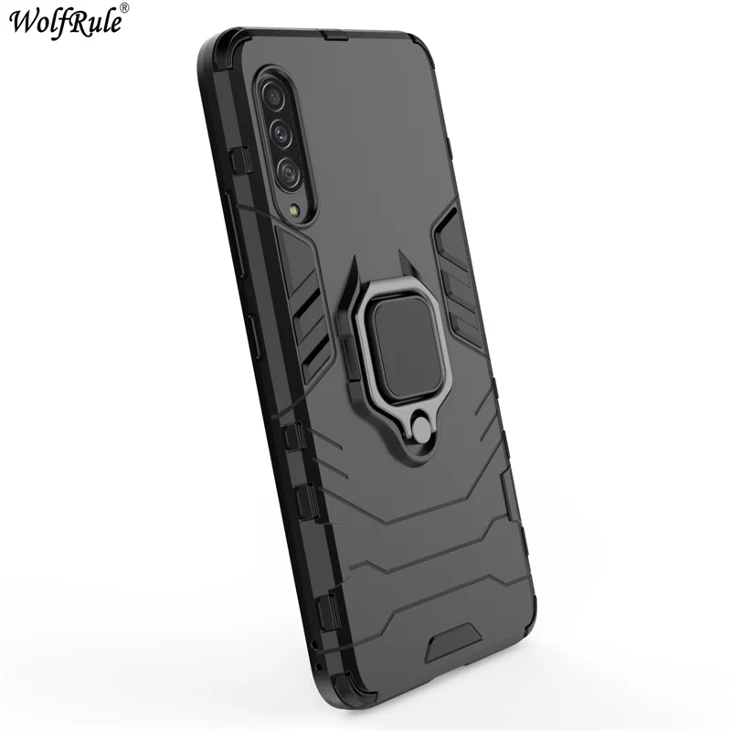 For Phone Case Samsung Galaxy A90 5G TPU Hard PC For Samsung A90 5G Case Ring Holder Stand Magnetic Armor Case SM-A908F 6.7\