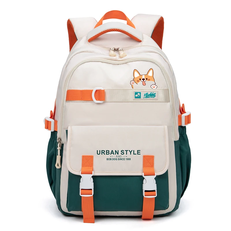 Student backpack for junior high school students and high school girls lightweight large capacity backpack for boys simple fashi