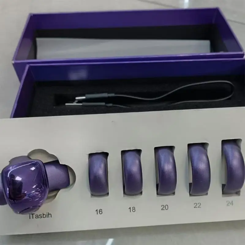 Счетчики T5EA Tasbih с большим дисплеем водонепроницаемой дизайн магнитной зарядной док -станции