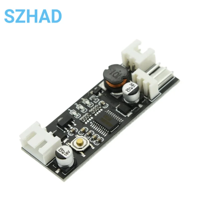 Single 12V 0.8A DC PWM 2-3 Wire Fan Temperature Control Speed Controller Chassis Computer Noise Reduction Module NTC B 50K 3950