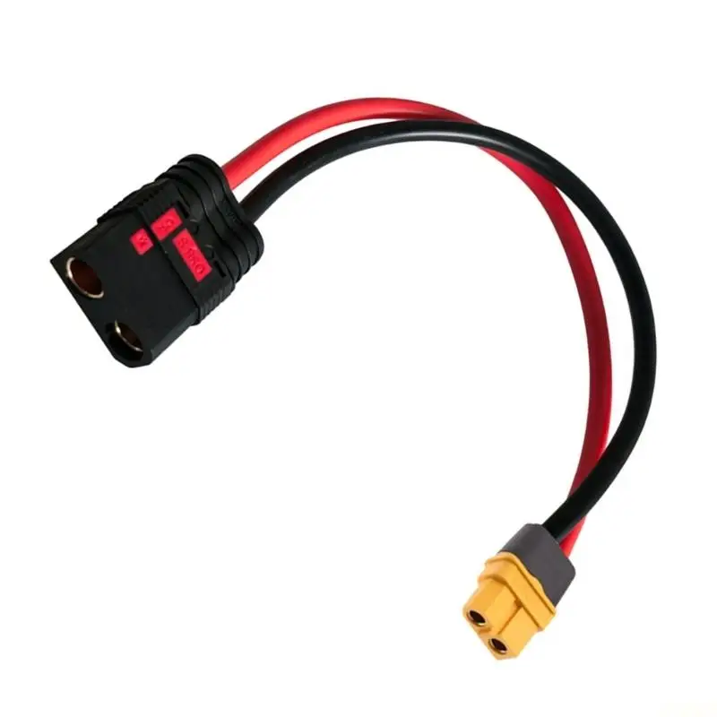 B03F Multiple Length Adapters Wire XT60 to QS8 Charging Cable Power Supply Cord Silicone Texture Suitable for Portable Power