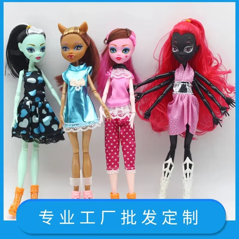 Monster High School Elf Doll Eaby Wish Aanpasbare actiefiguur verzamelspeelgoed voor kinderen en volwassenen Handgemaakt handgeschilderd