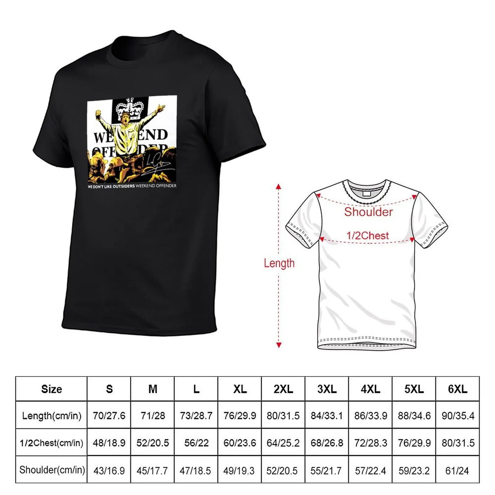 We Don't Like Outsiders Weekend T-Shirt hippie clothes heavyweights men graphic t shirts image 5