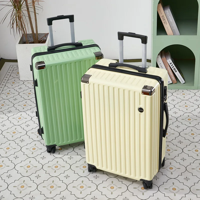 أمتعة دوارة مقاس 20 بوصة مع حامل أكواب، حقيبة سفر عصرية ذات سعة كبيرة، حقيبة سفر متنقلة مريحة، سهلة النقل #6