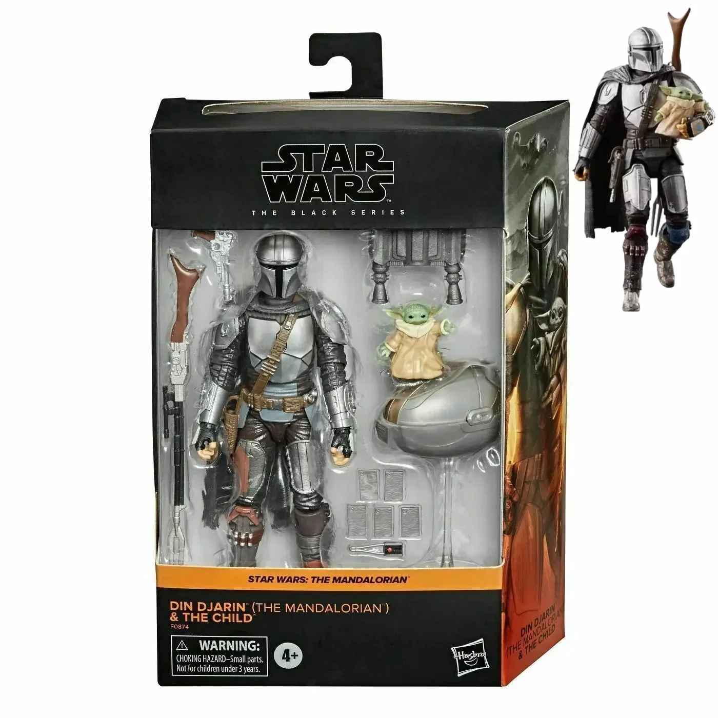 

Best Seller Star Wars Baby Yoda & Din Djarin Figure - The Black Series Movable Joints Collectible Toy Fast Shipping In Stock