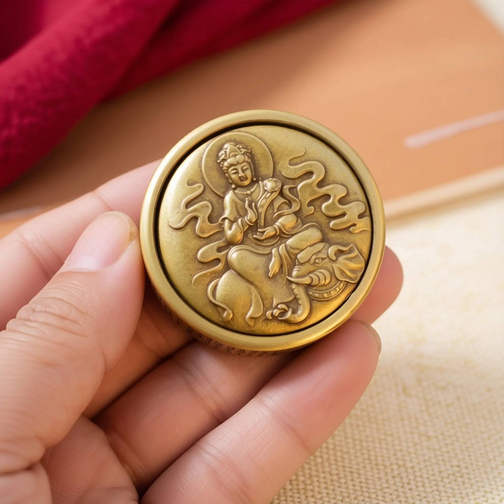 Metall Zen Buddha Fingertip Gyroskop Fidget Spinner Erwachsene Angst Relief Spielzeug Ansiedad Alivio Del Estres Exquisites Geschenk für Erwachsene