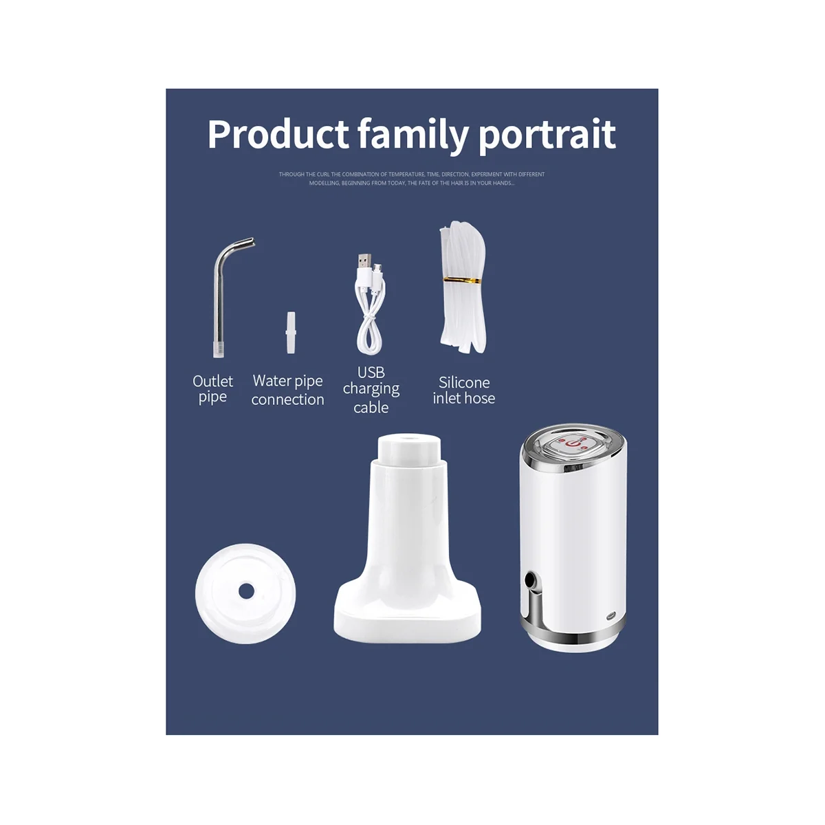 elektryczna pompa wodna Dozownik pompy wodnej Pompa do butelek z wodą Mini beczka na wodę