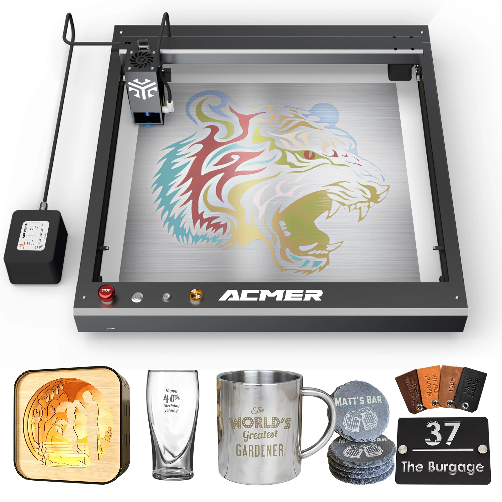 ACMER P2 Laser Engraving Machine 33w Suitable For Outdoor And Indoor Use Laser Engraver & Cutter Acmer P2 33W