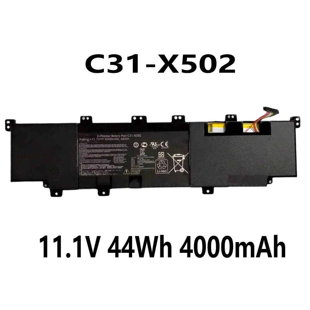 C31-X502 11.1V 44Wh 4000mAh Laptop Battery For Asus VivoBook X502 X502C X502CA For Ultrabook S500C S500CA PU500C PU500C