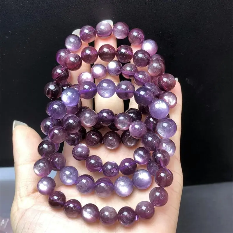 

Natural Arusha Quartz Bracelet Handmade Stretch Rope Luxury Jewelry Energy Healing Reiki Gift 7/8/10MM