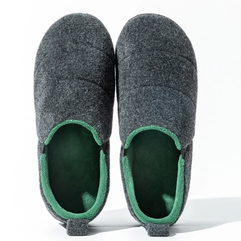 Litfun Winter Men Cotton Shoes Indoor Warm Fur Fluffy Men Casual House Slippers Outdoor Antiskid High Quality Fuzzy House Shoes