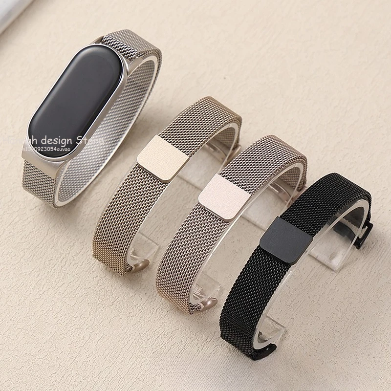 

Эксклюзивный ремешок для часов Mi Band Creative Milan Wind Magnet, идеально подходит для Mi Band 3/4/5/6/7, красочный браслет Xiomi Delicacy