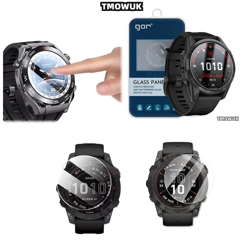 

For Garmin Fenix 7 7S 7X Pro HD Anti-Scratch Tempered Glass Screen Protector Smart Watch 9H Film